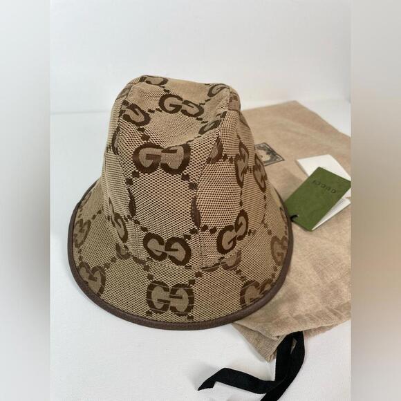 NEW NWT GUCCI JUMBO GG LOGO BUCKET HAT - Picture 10 of 10